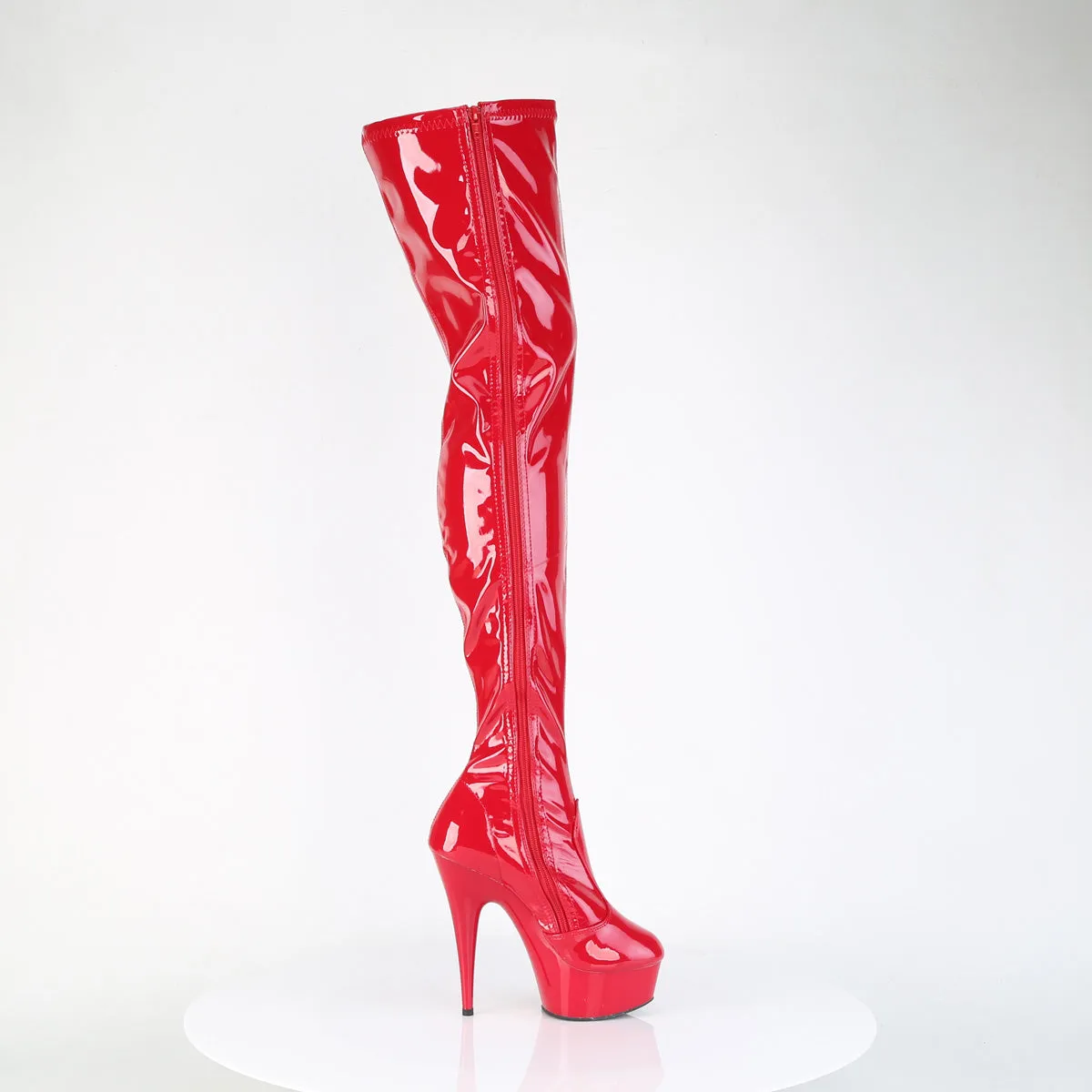 DELIGHT-4000  Red Stretch Patent/Red