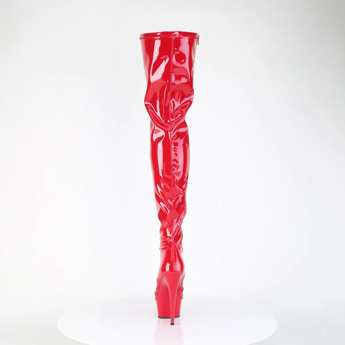 DELIGHT-4000  Red Stretch Patent/Red