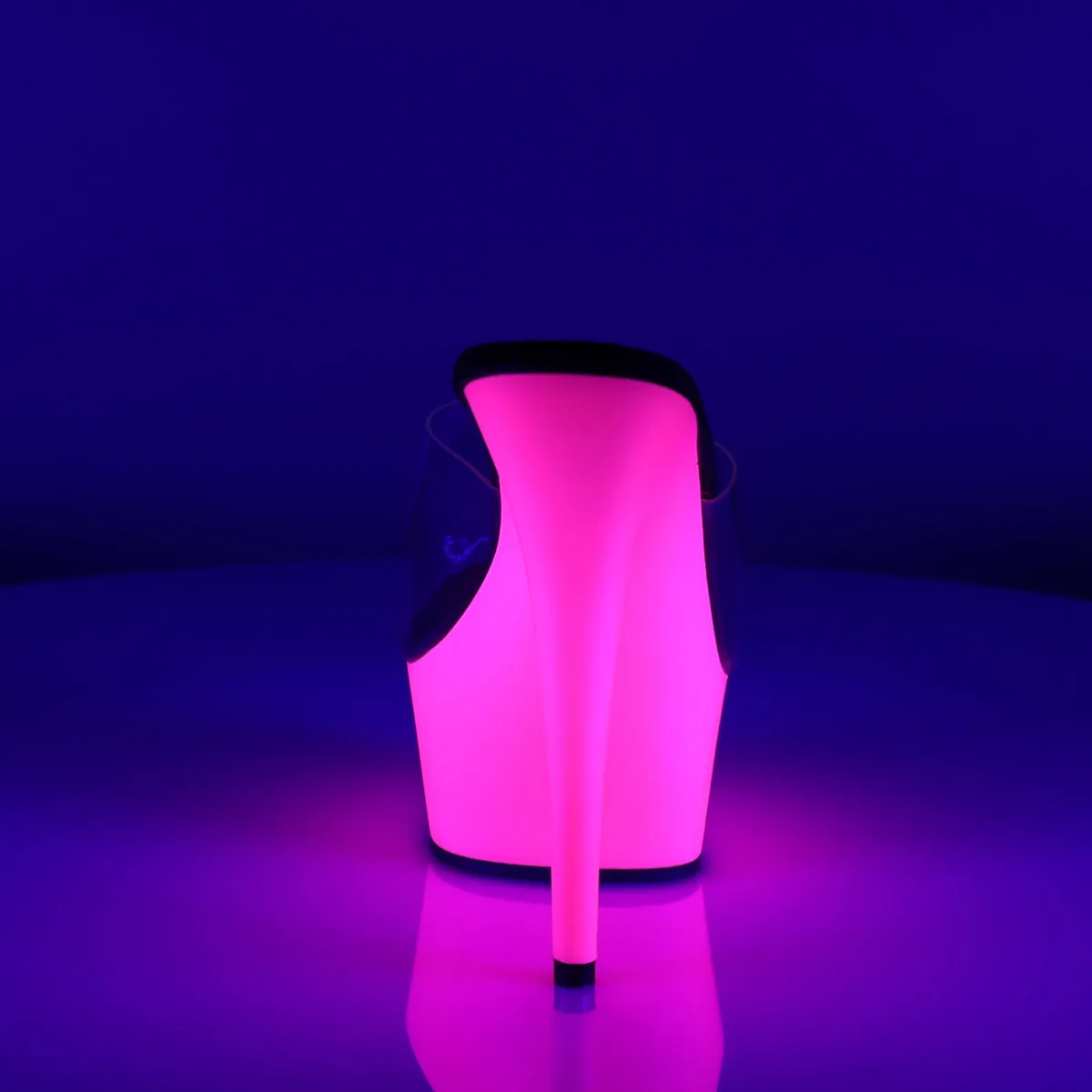 DELIGHT-601UV  Clear/Neon Pink