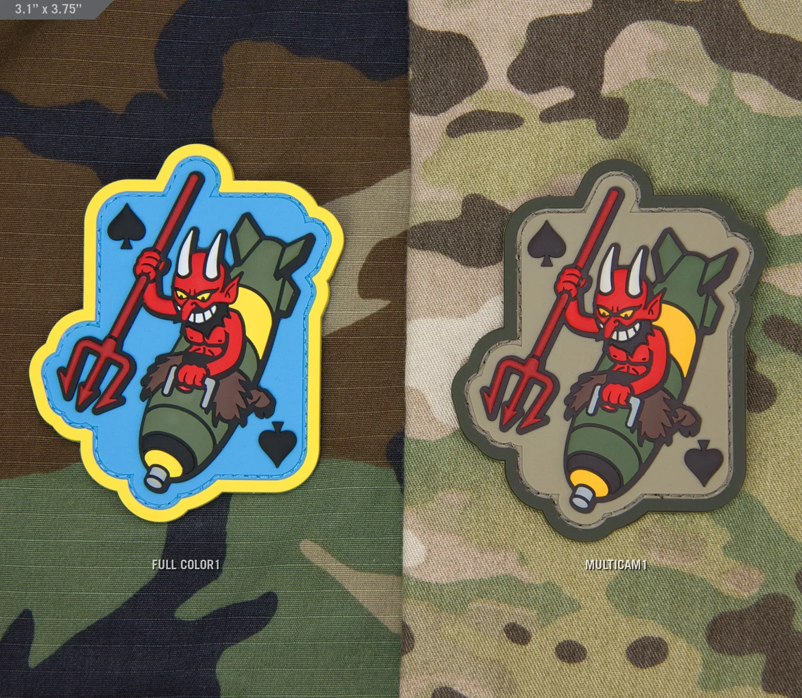 Devil Bomber PVC Morale Patch