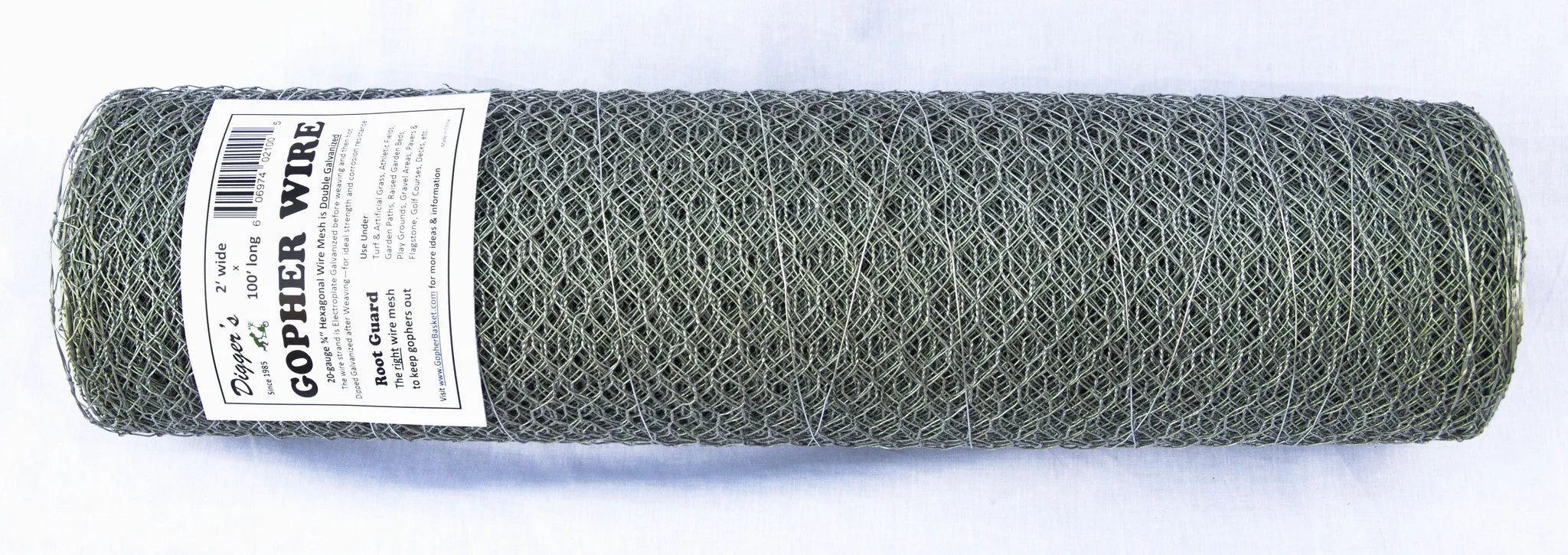 Digger's RootGuardTM 2 Foot x 100 Foot (200 Sq Ft) Gopher Wire Roll