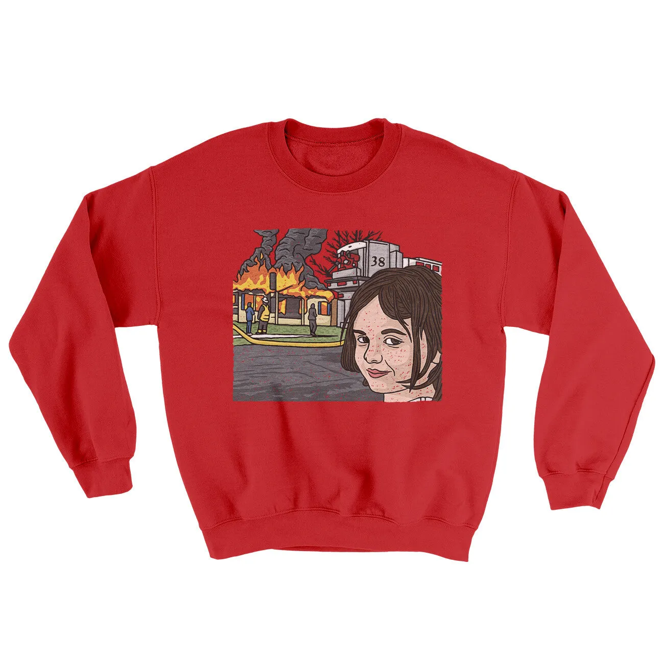 Disaster Girl Meme Ugly Sweater