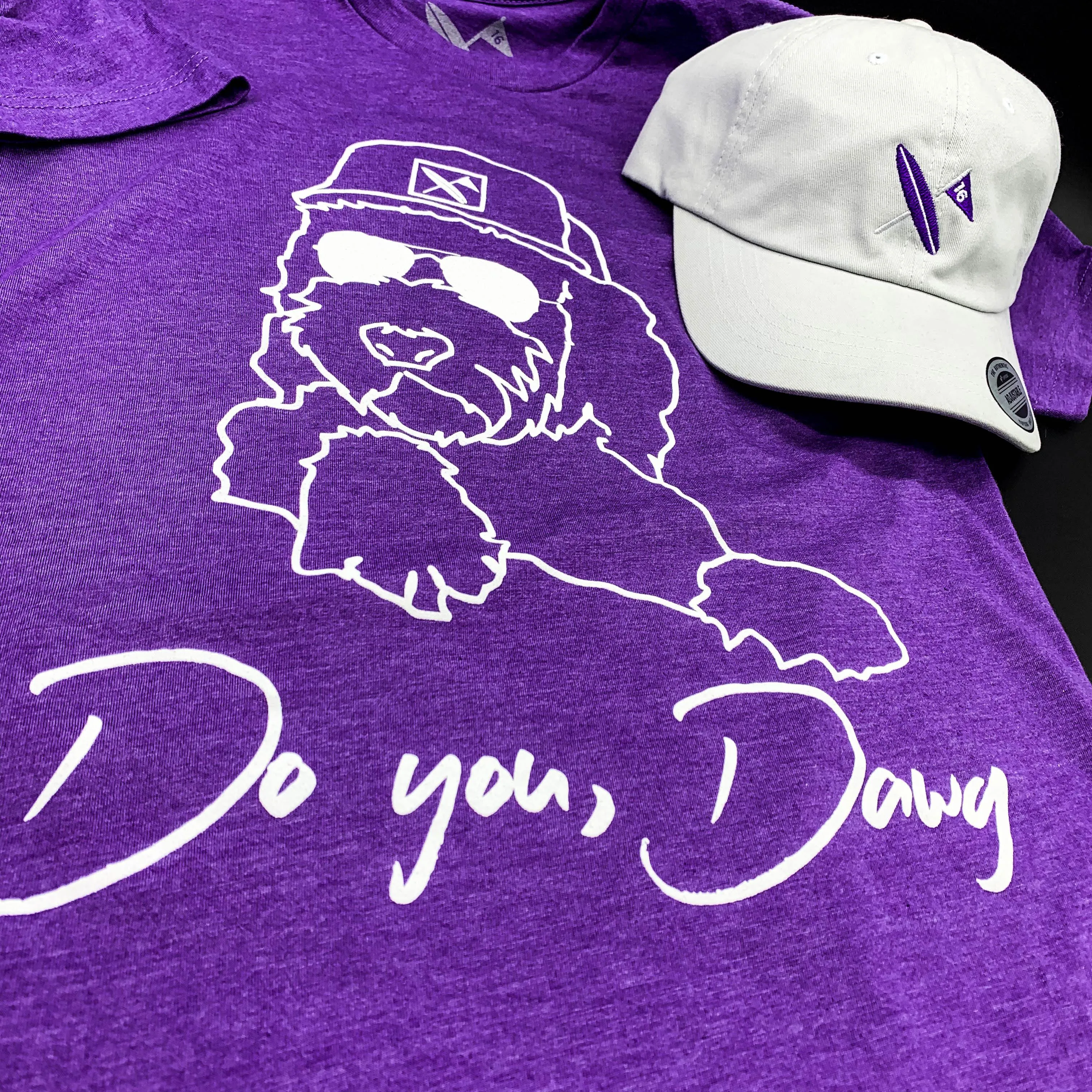 Do You, Dawg Tee - Purple/Blue