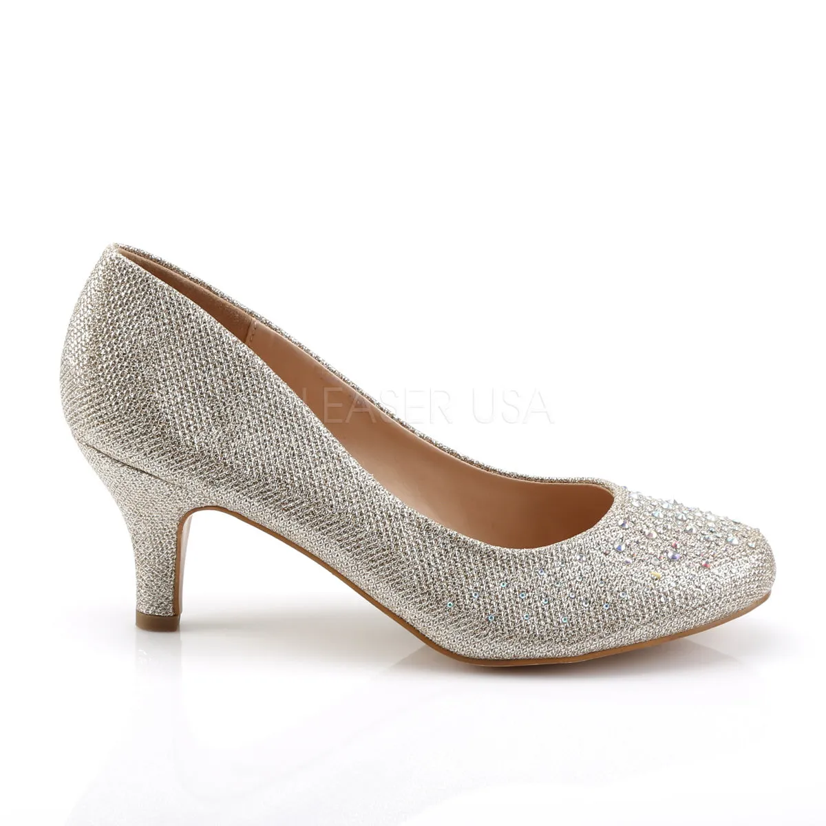DORIS-06  Nude Glitter Mesh Fabric