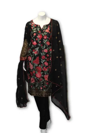 E03 Pakistani Indian 3 Pc Party Wear Lawn Dress