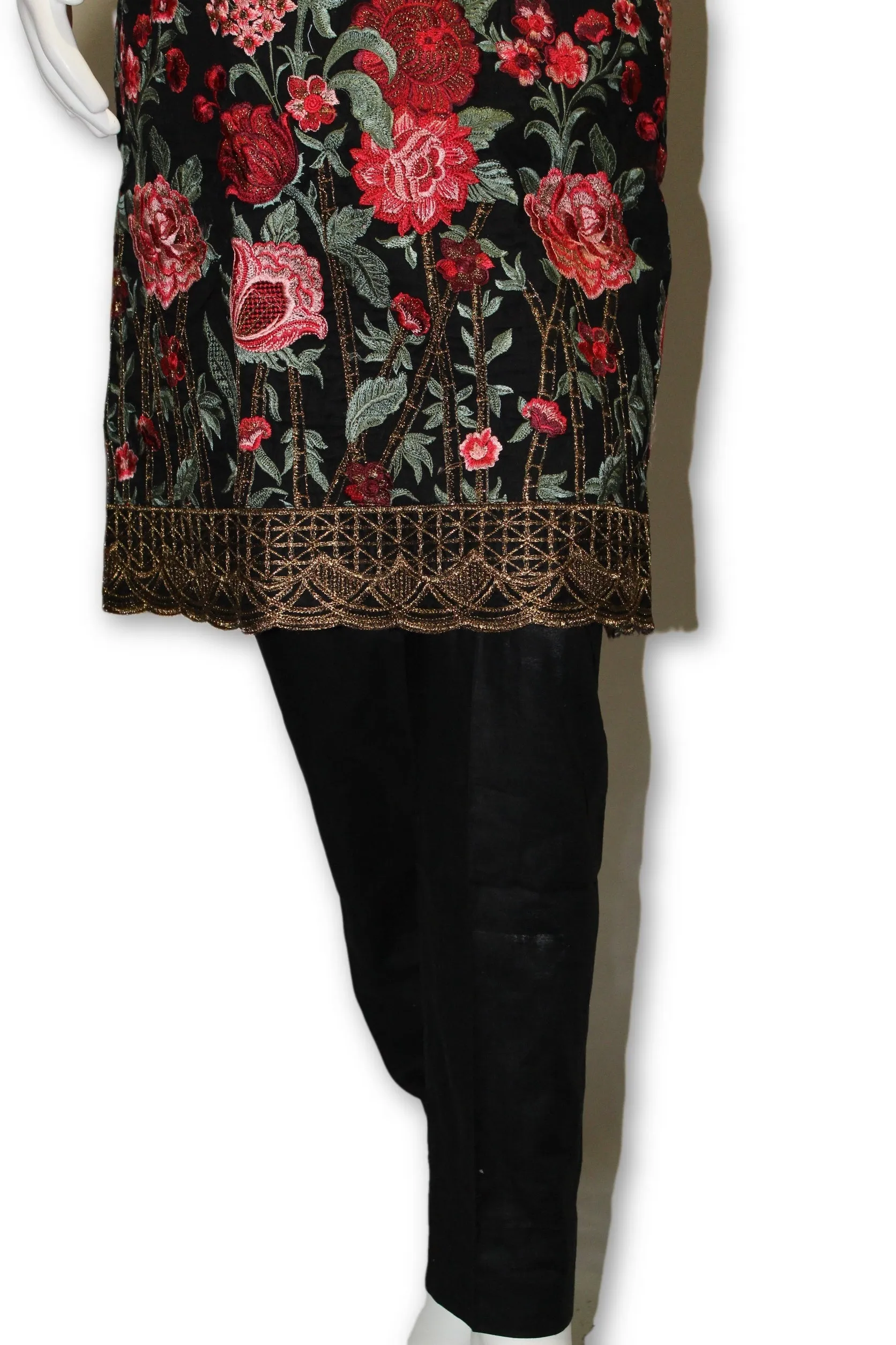 E03 Pakistani Indian 3 Pc Party Wear Lawn Dress