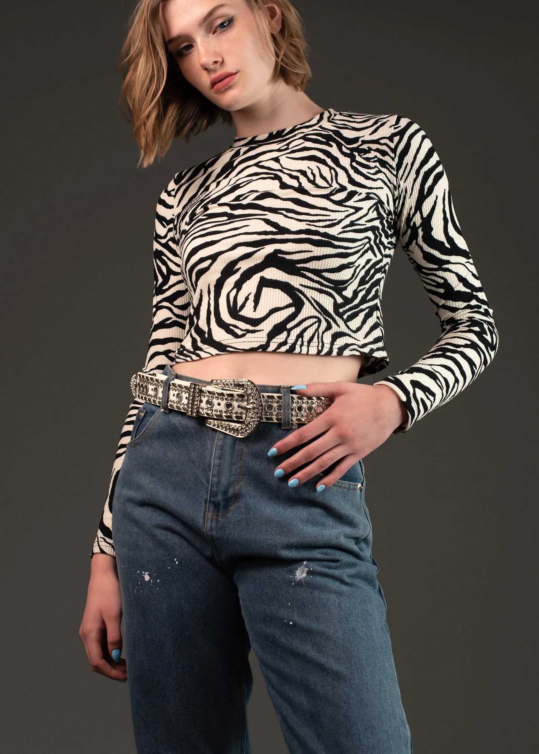 Embellished Buckle Belt