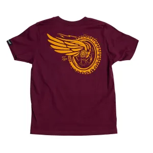 Endo Youth Tee - Maroon