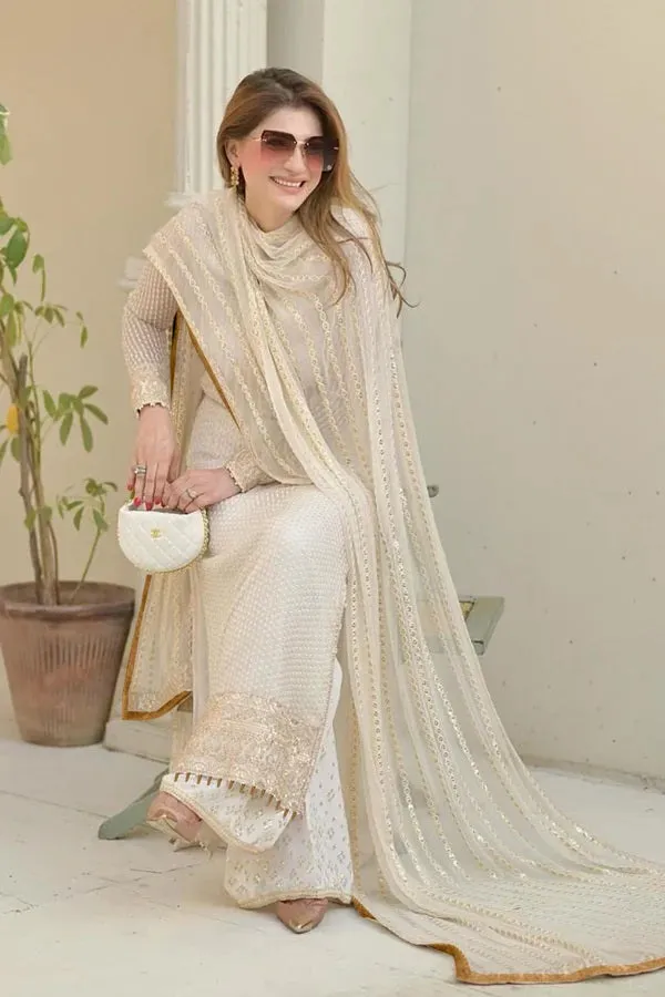 Erum Khan Chiffon Embroidered Unstitched Formal Collection TABEER