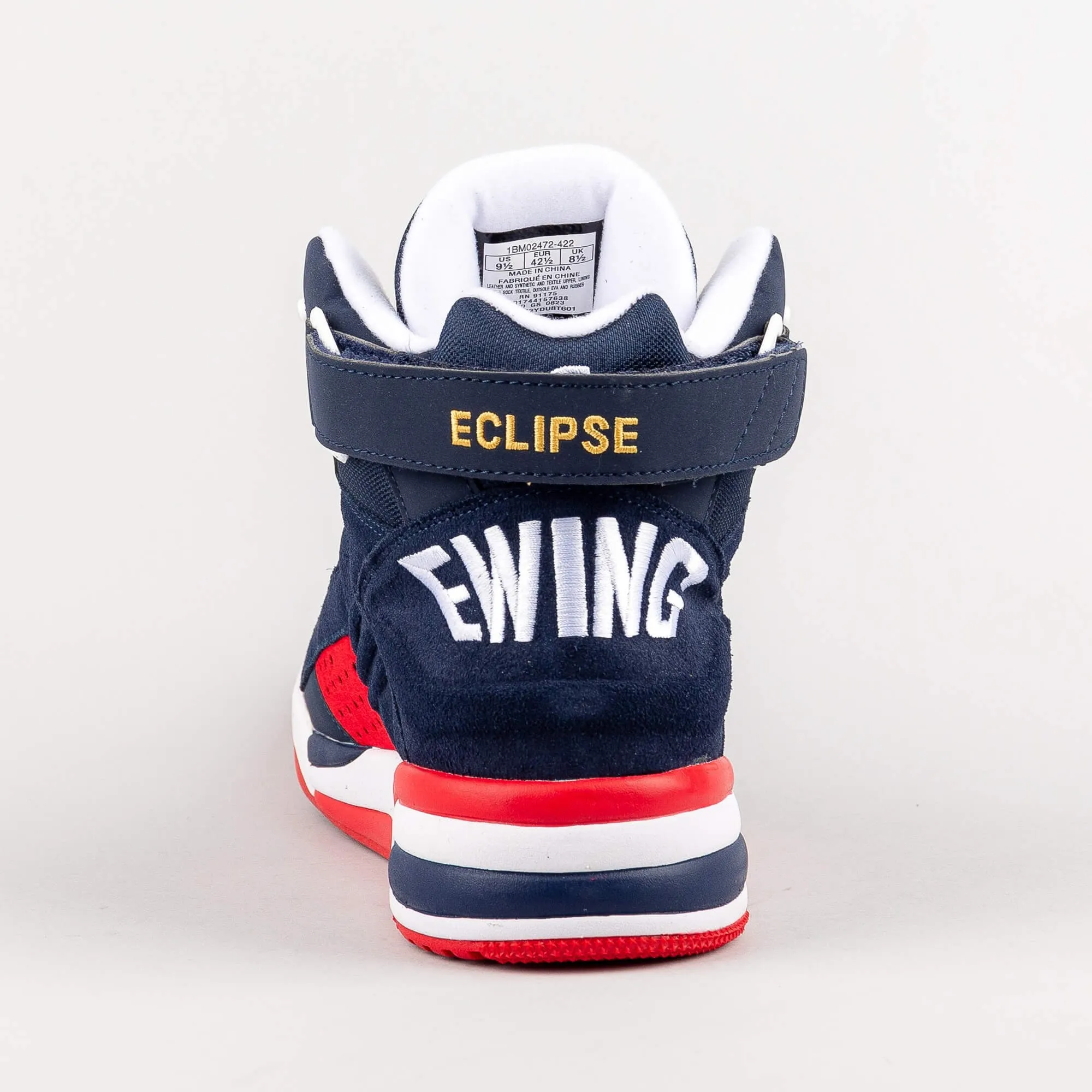 Ewing Athletics ECLIPSE Navy/Red White Barcelona 1992 USA Dream Team “Away” Colorway
