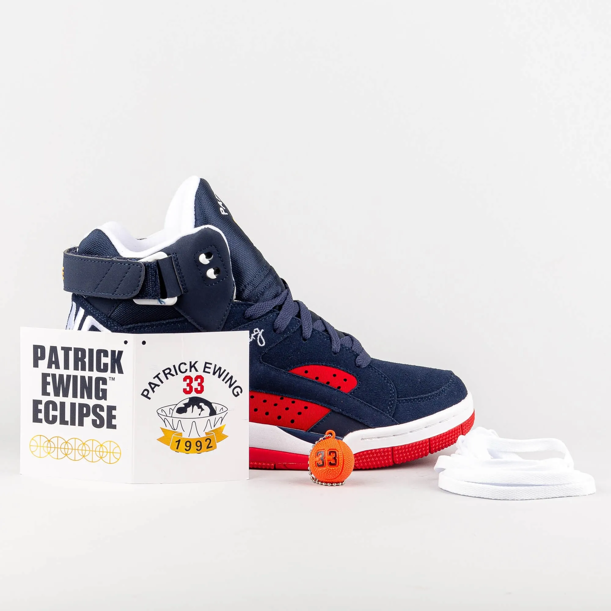 Ewing Athletics ECLIPSE Navy/Red White Barcelona 1992 USA Dream Team “Away” Colorway