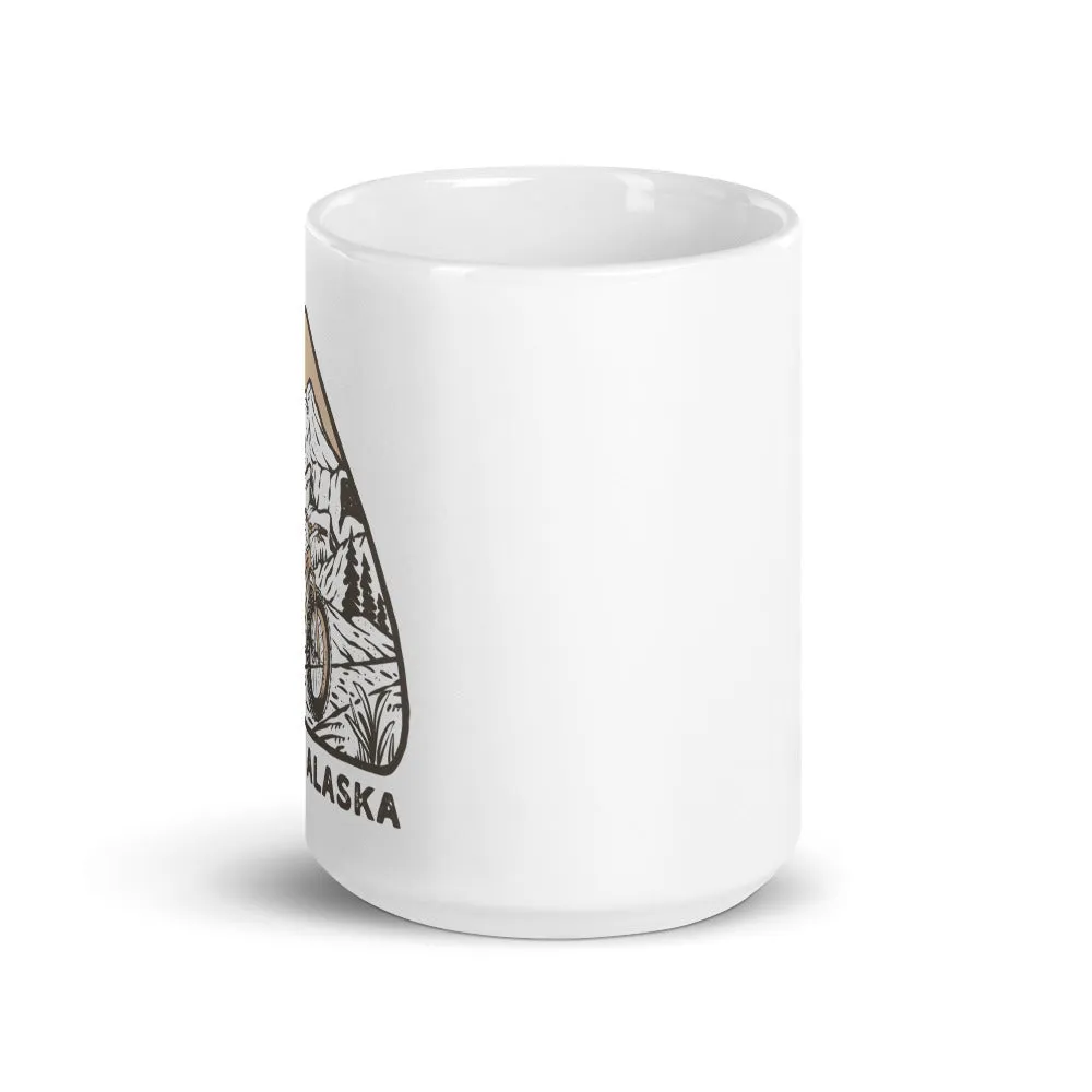 Fat Bike AK Mountains Mug