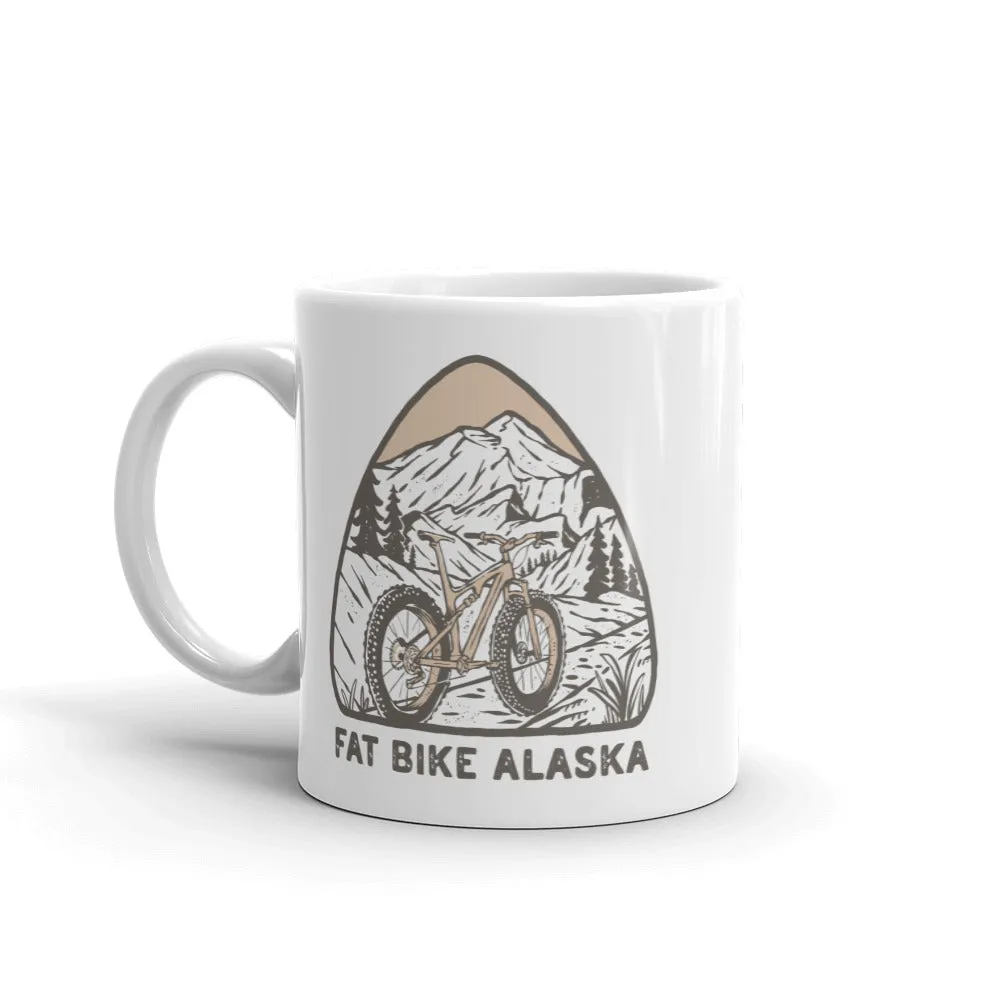 Fat Bike AK Mountains Mug