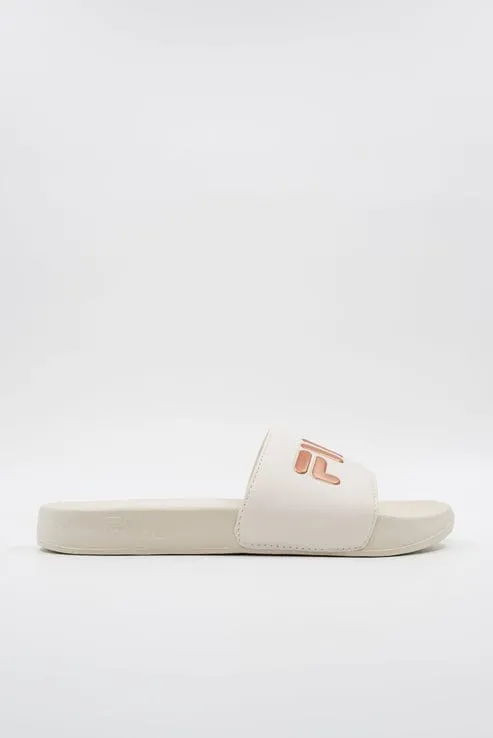Fila Ladies Hillside Metallic Slide Gardenia