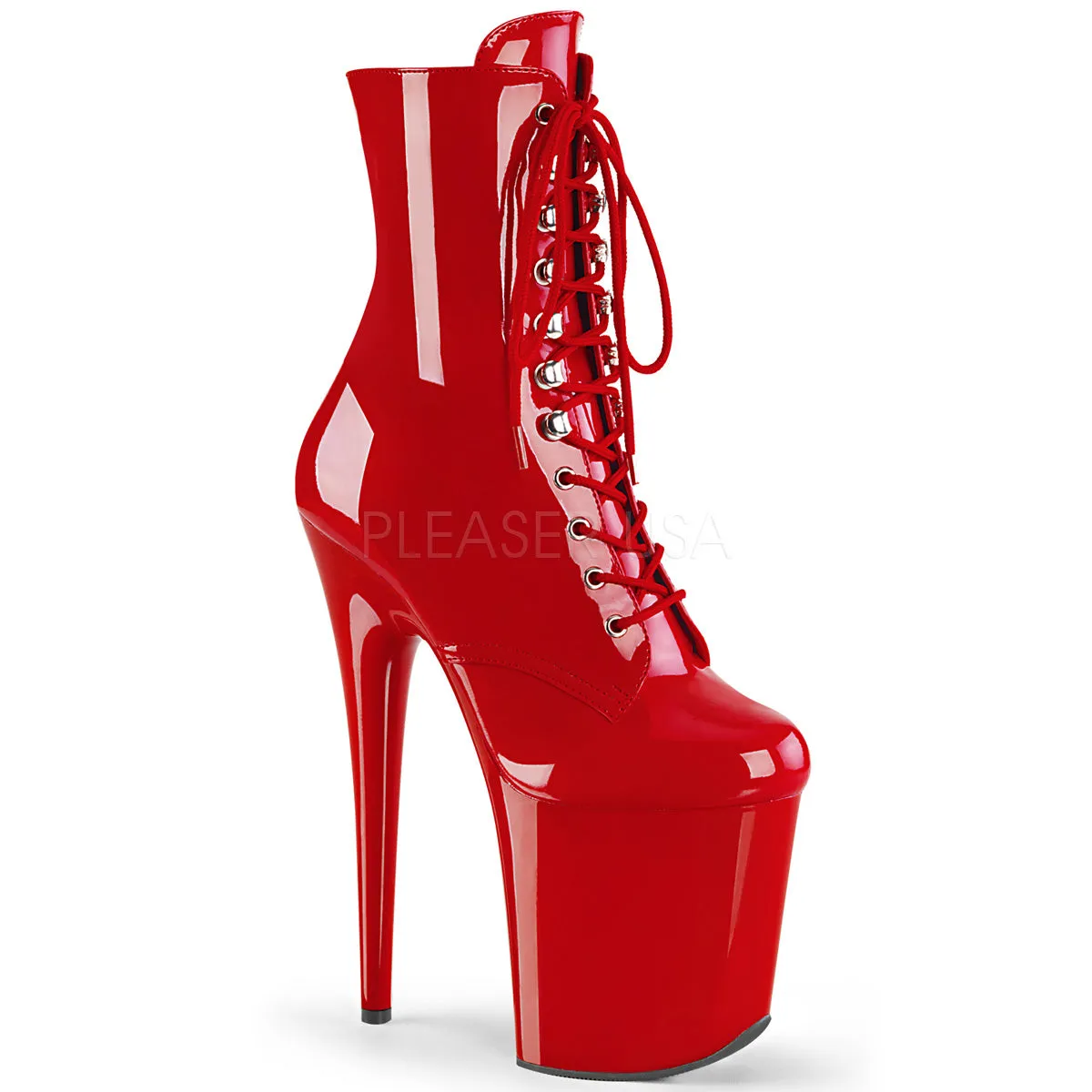 FLAMINGO-1020  Red Patent/Red