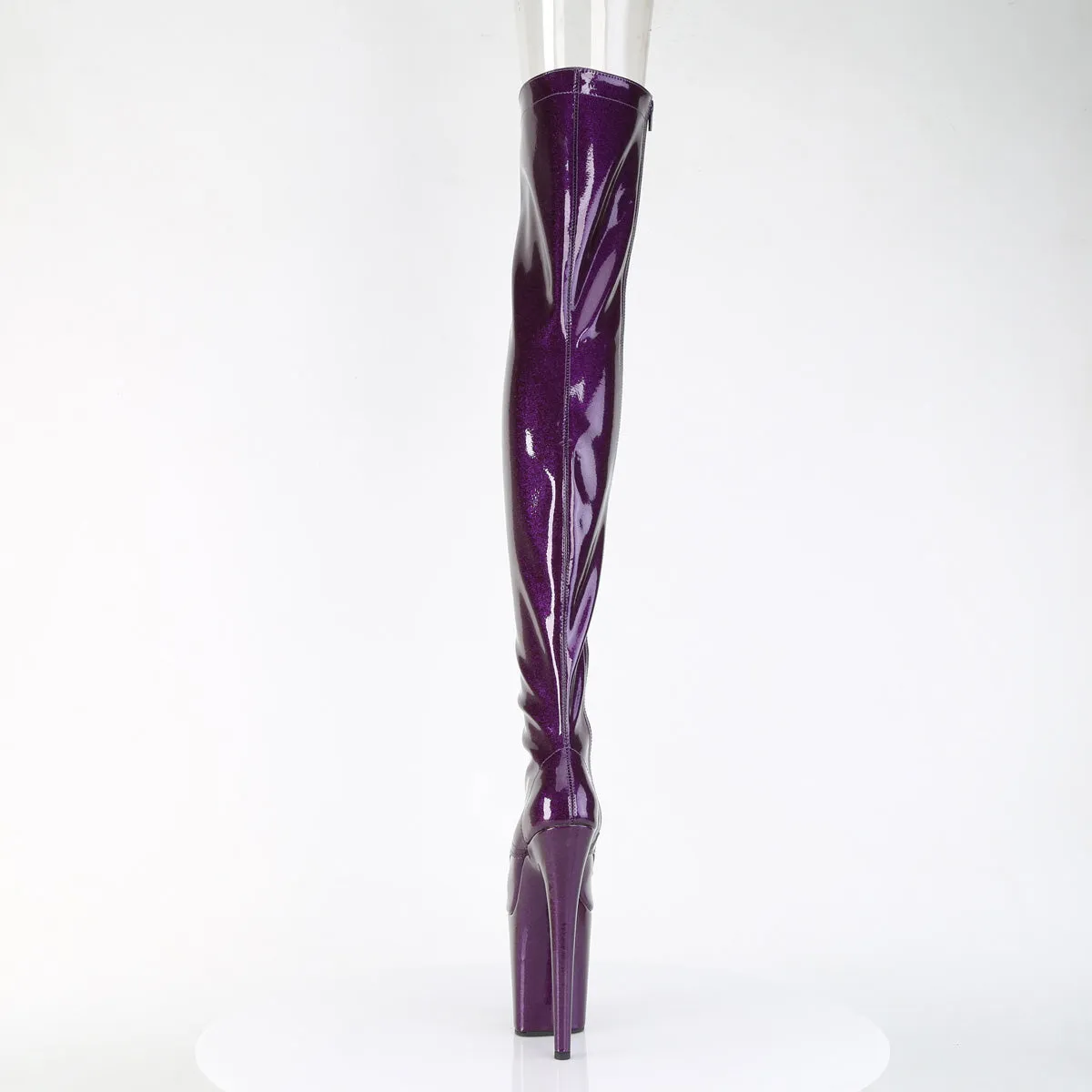 FLAMINGO-3021GP  Purple Glitter Patent/M