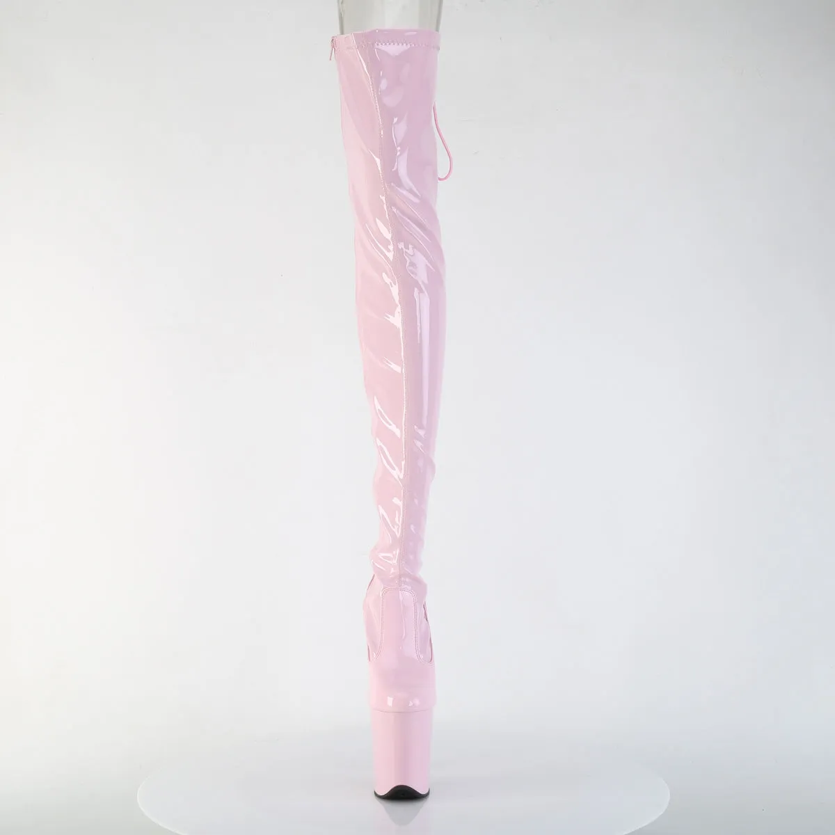 FLAMINGO-3850  Baby Pink Stretch Patent/Baby Pink
