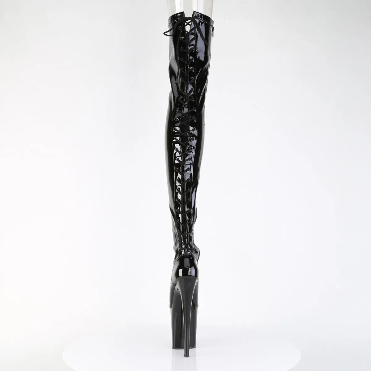 FLAMINGO-3850  Black Stretch Patent/Black