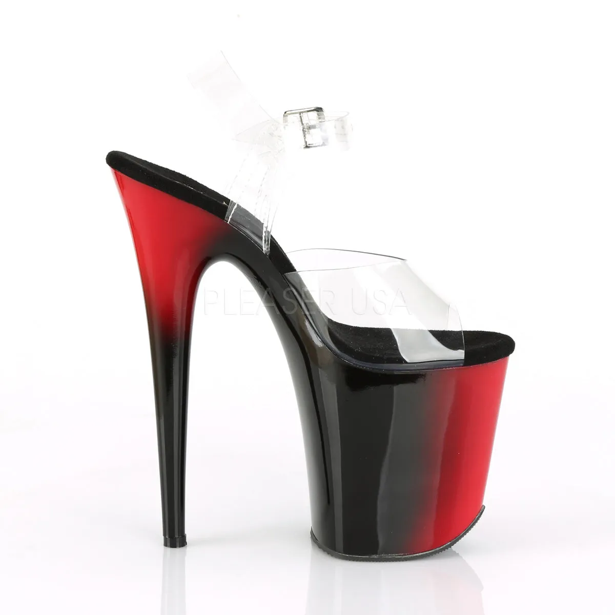 FLAMINGO-808BR  Clear/Red-Black
