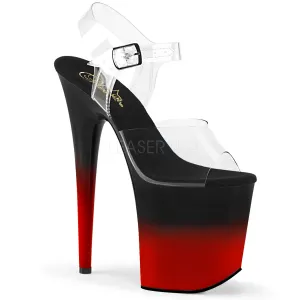 FLAMINGO-808BR-H  Clear/Black-Red