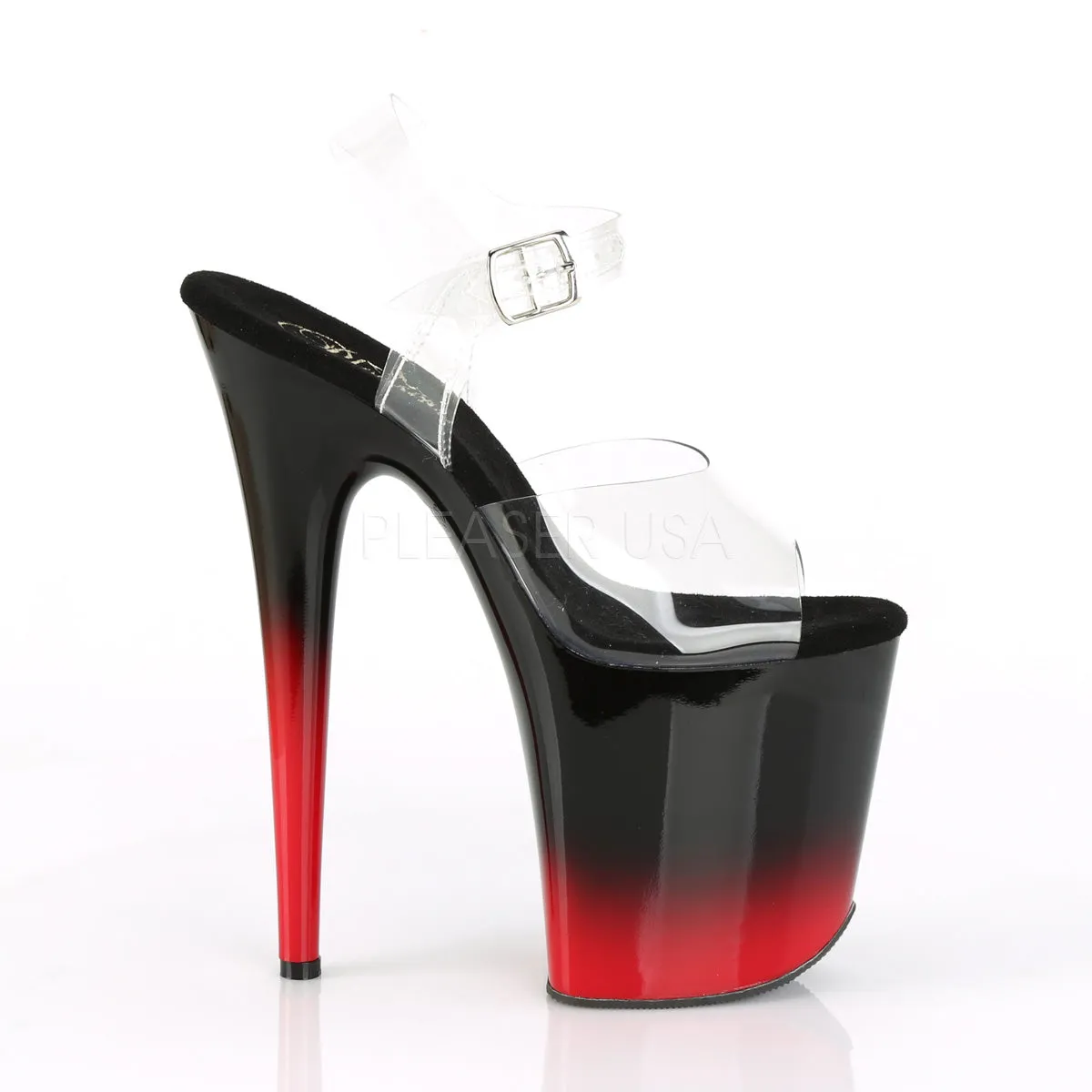 FLAMINGO-808BR-H  Clear/Black-Red