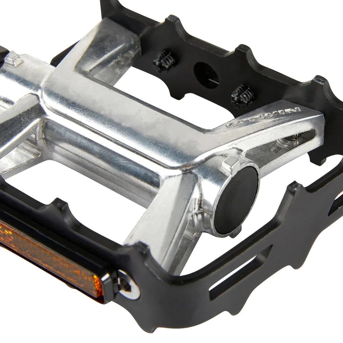 Flat Aluminium Mountain Bike Pedals 500