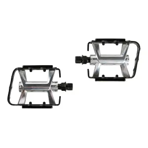 Flat Aluminium Mountain Bike Pedals 500