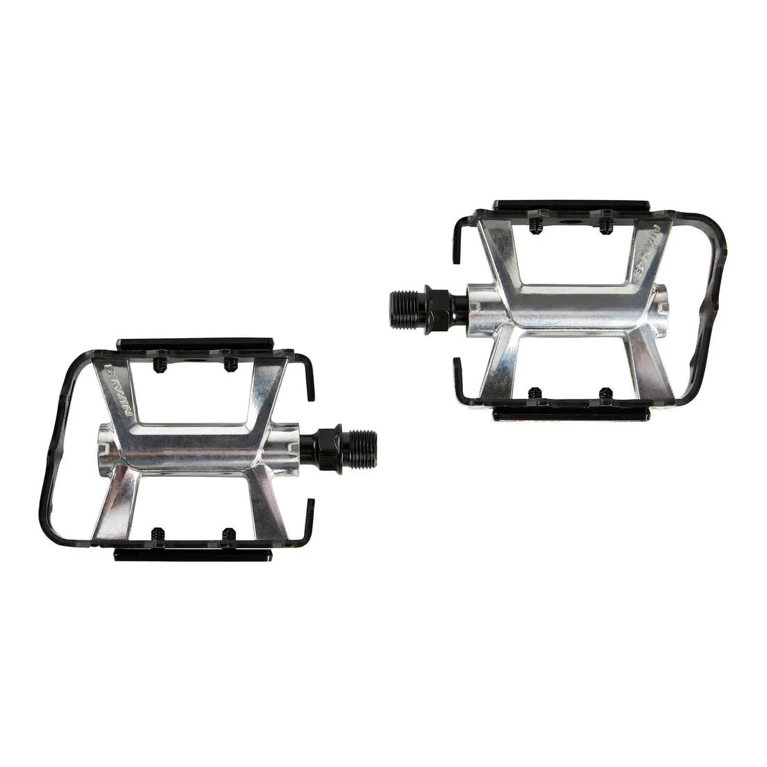 Flat Aluminium Mountain Bike Pedals 500