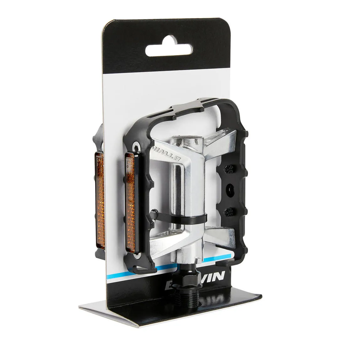 Flat Aluminium Mountain Bike Pedals 500