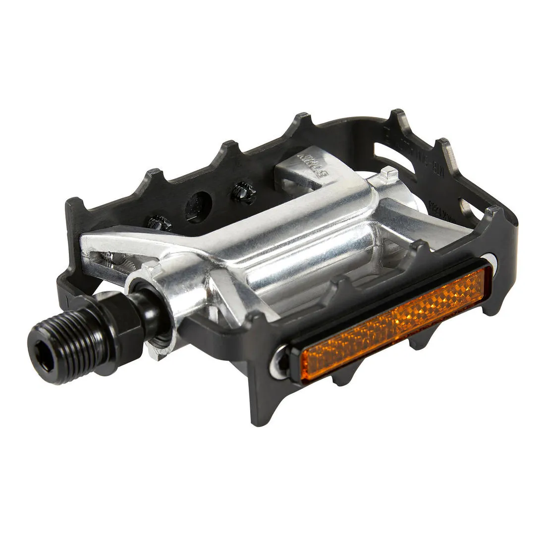 Flat Aluminium Mountain Bike Pedals 500