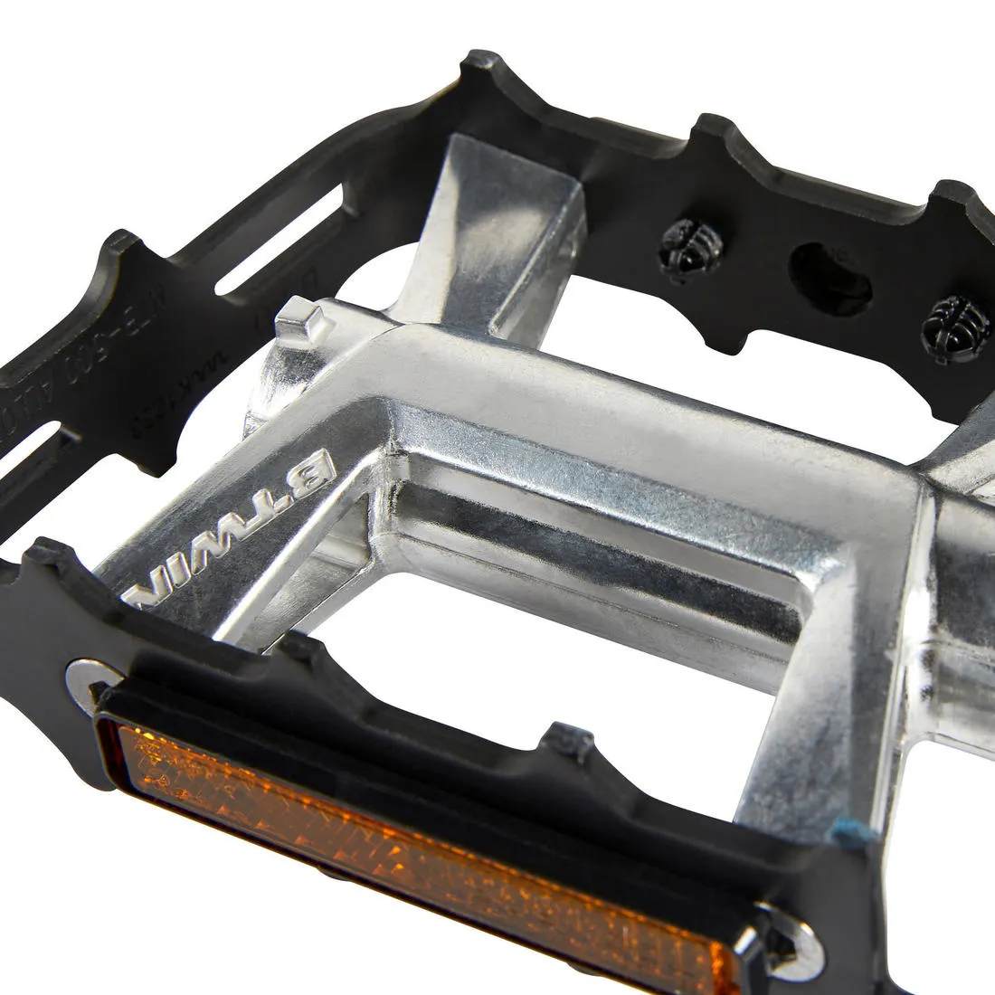 Flat Aluminium Mountain Bike Pedals 500