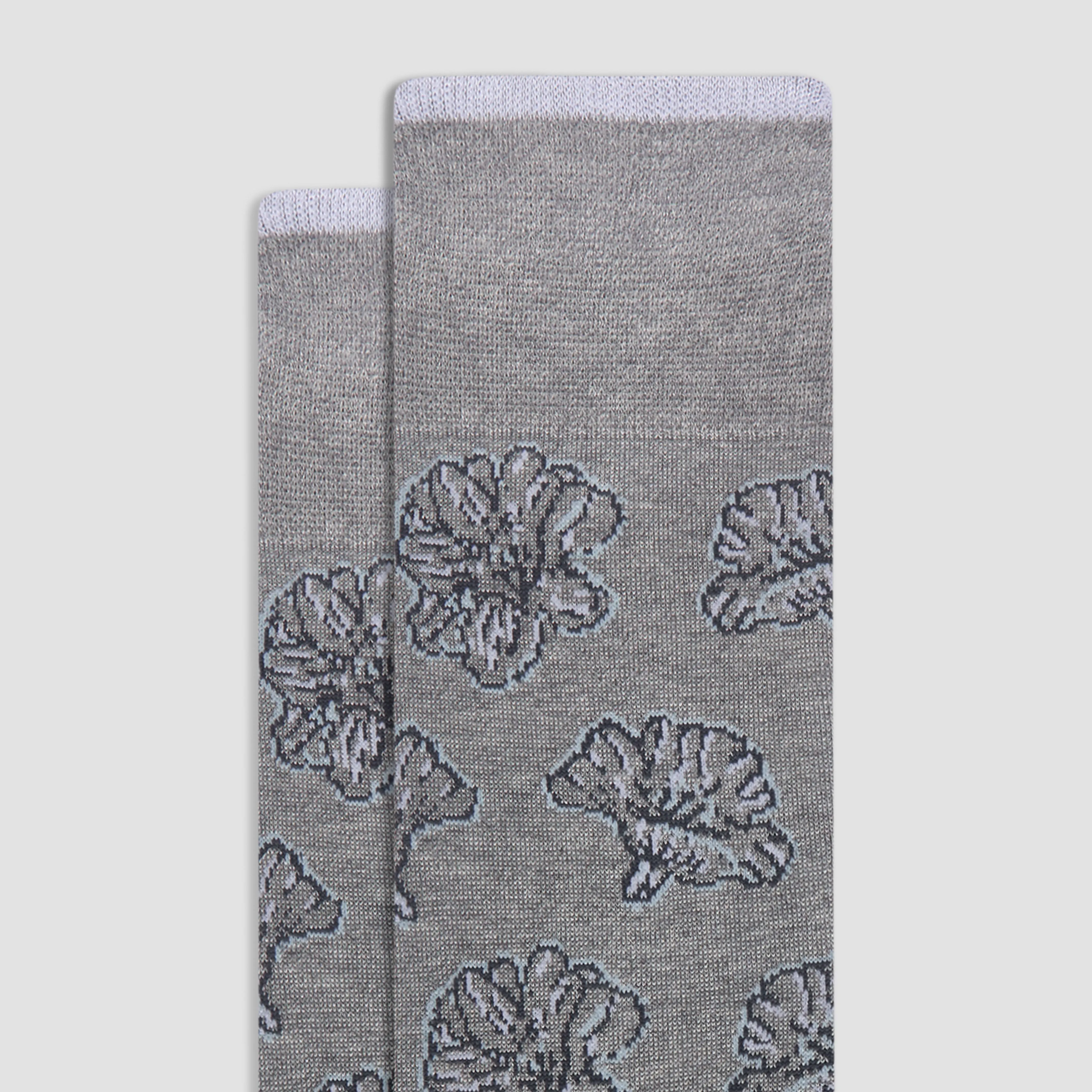 Floral Mid-Calf Socks
