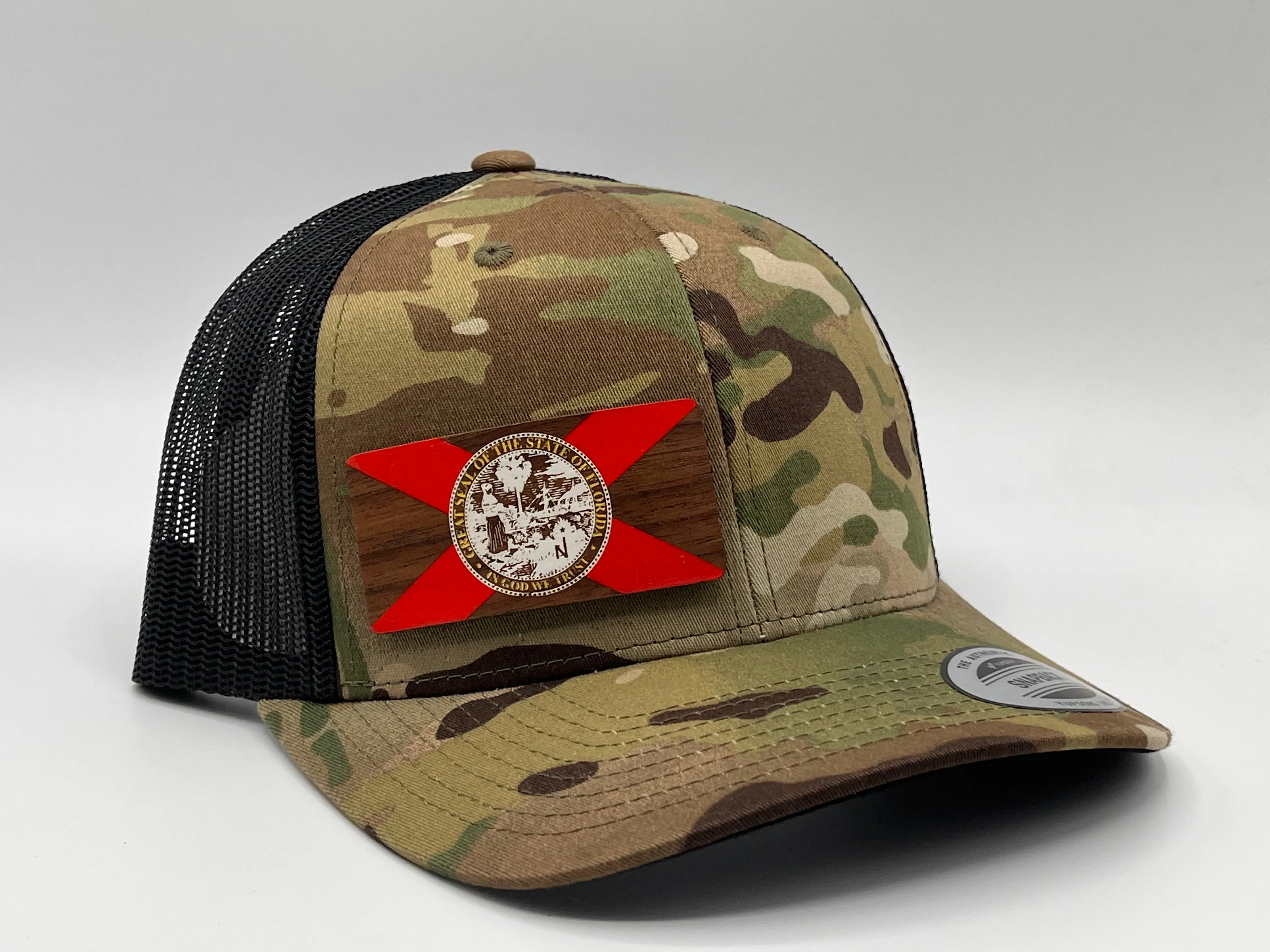 Florida State Flag Flexfit Snapback Trucker