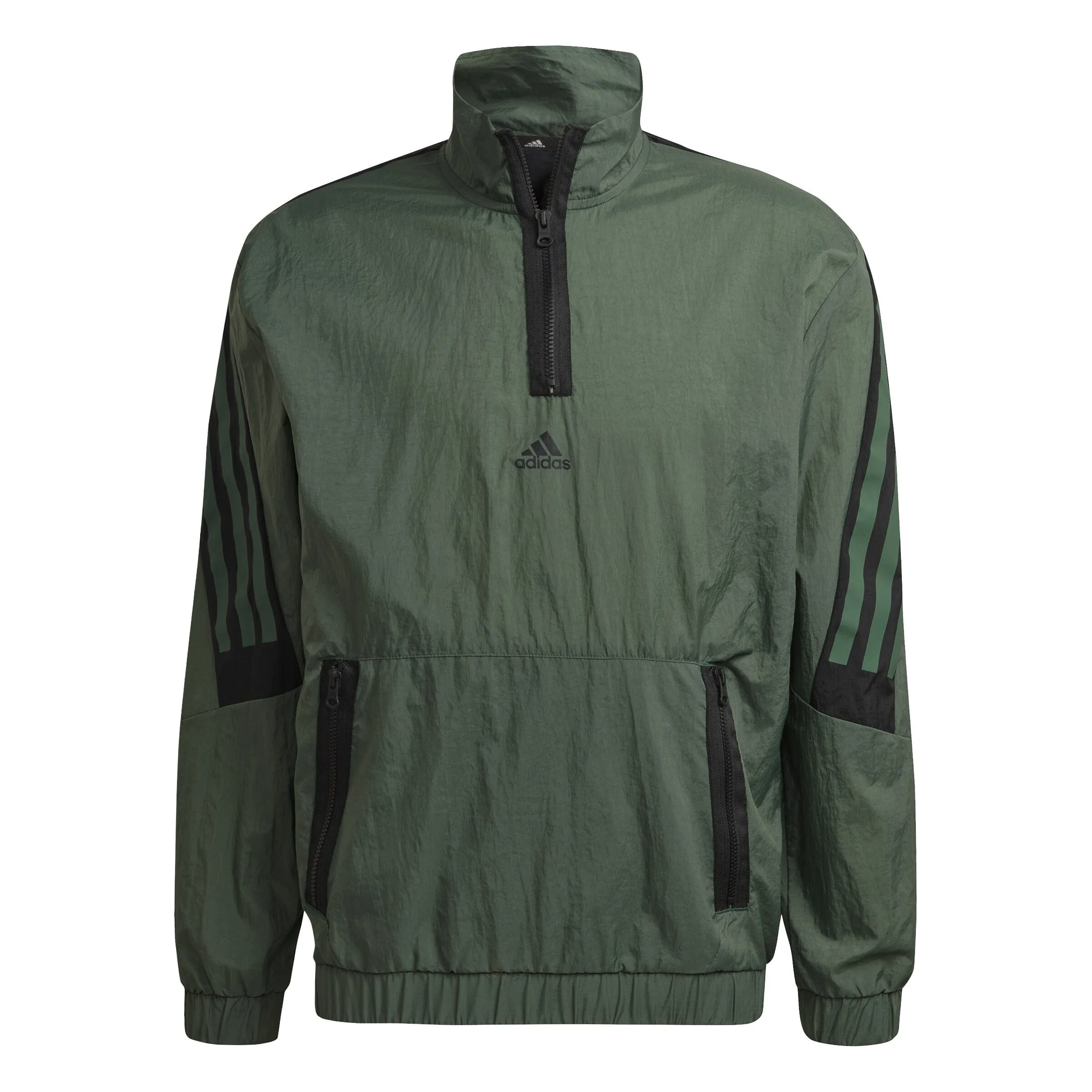 Future Icons 3-Stripes Woven 1/4 Zip Sweatshirt (HK2144)