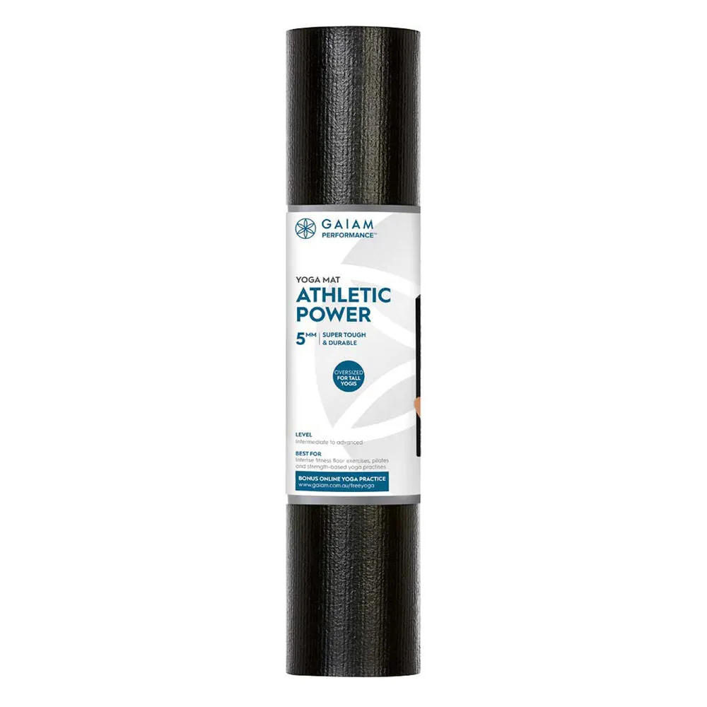 Gaiam Performance Athletic Power 5mm Yoga Mat