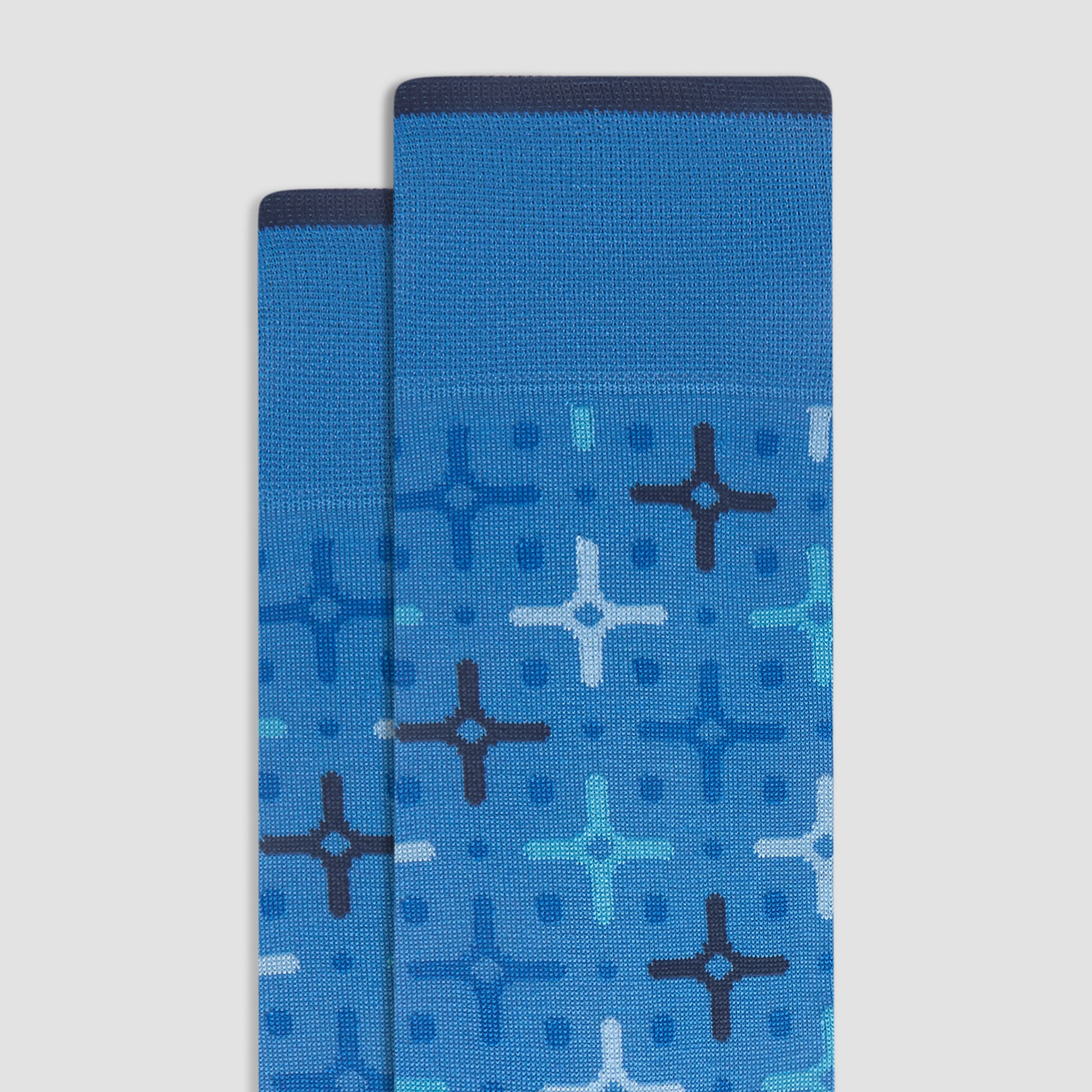 Geometric Mid-Calf Socks