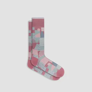 Geometric Mid-Calf Socks