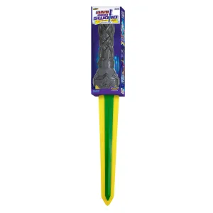 GeoSword 18-inch Dueling Gladiator Play Swords with LED Lights & Movement-Activated Battle Sounds