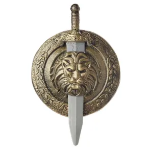 Gladiator Combat Shield & Sword 12"