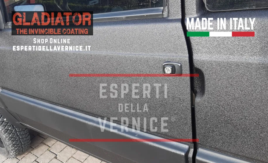 Gladiator Nero Vernice antigraffio alta protezione Kit 4 L cat.re