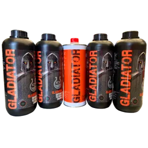 Gladiator Nero Vernice antigraffio alta protezione Kit 4 L cat.re