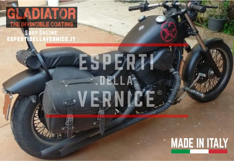 Gladiator Nero Vernice antigraffio alta protezione Kit 4 L cat.re