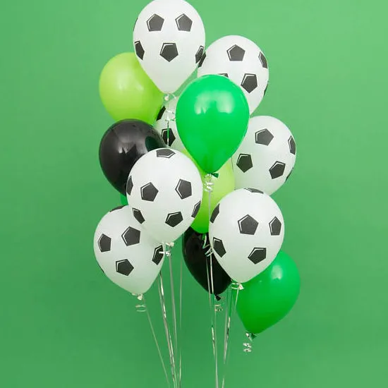 Globo de latex Futbol Soccer (30 cm) (1 pieza) (con helio  $35)