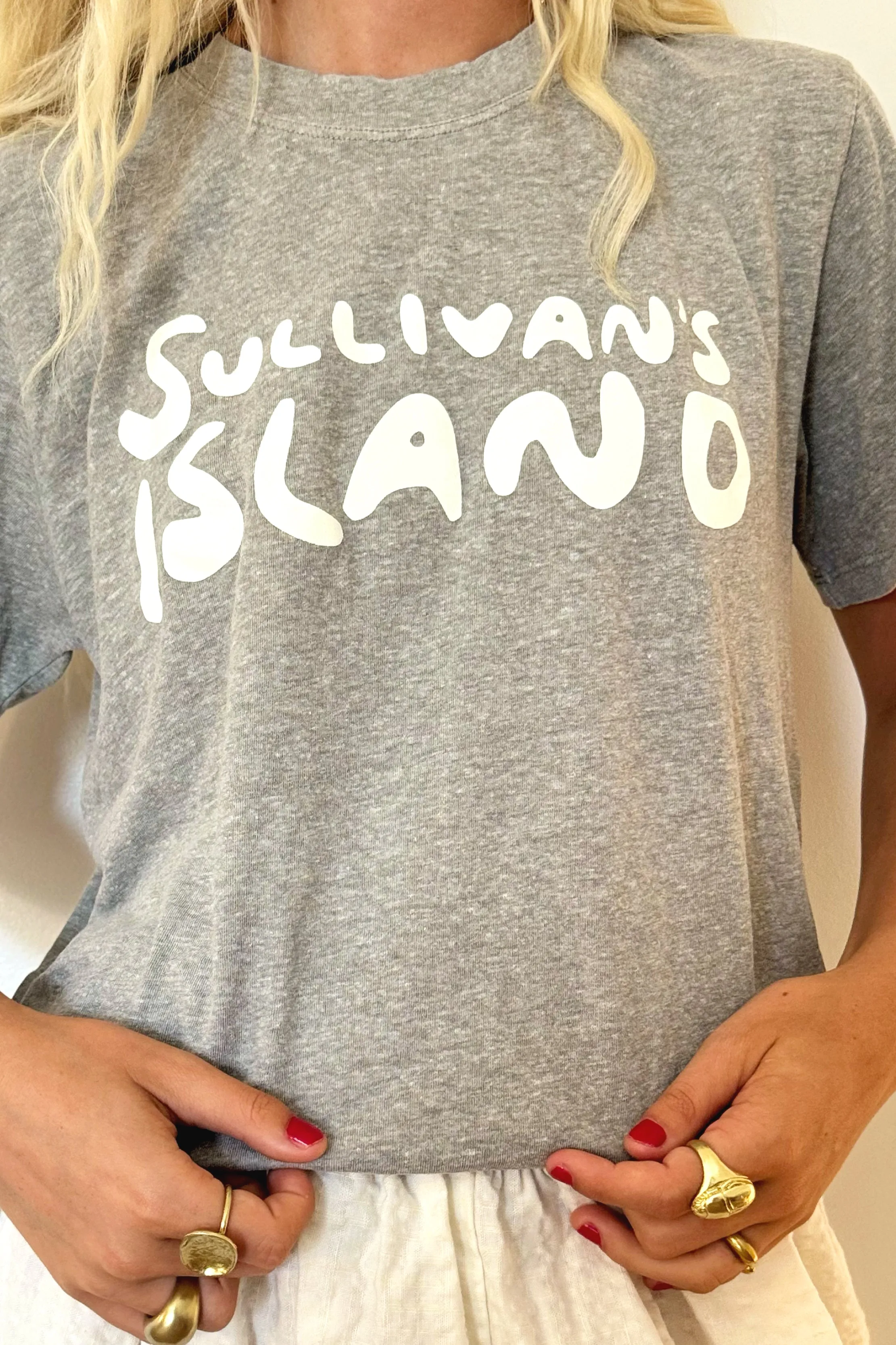 Goldbug Sullivan's Island Tee - Athletic Gray