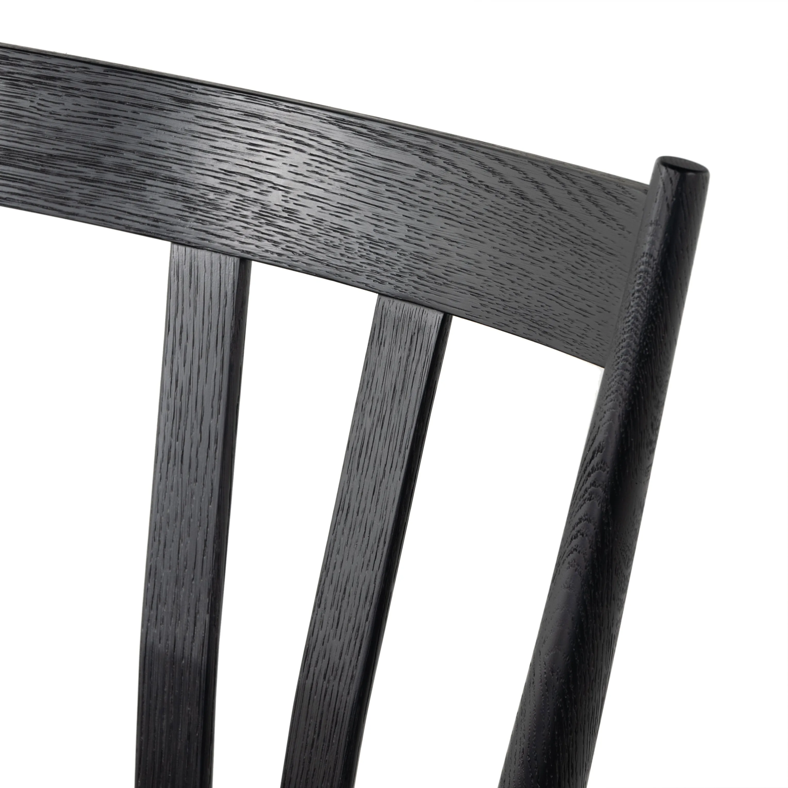Gregory Dining Chair Black Oak