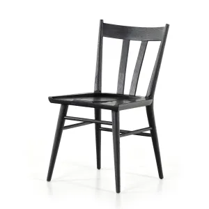 Gregory Dining Chair Black Oak