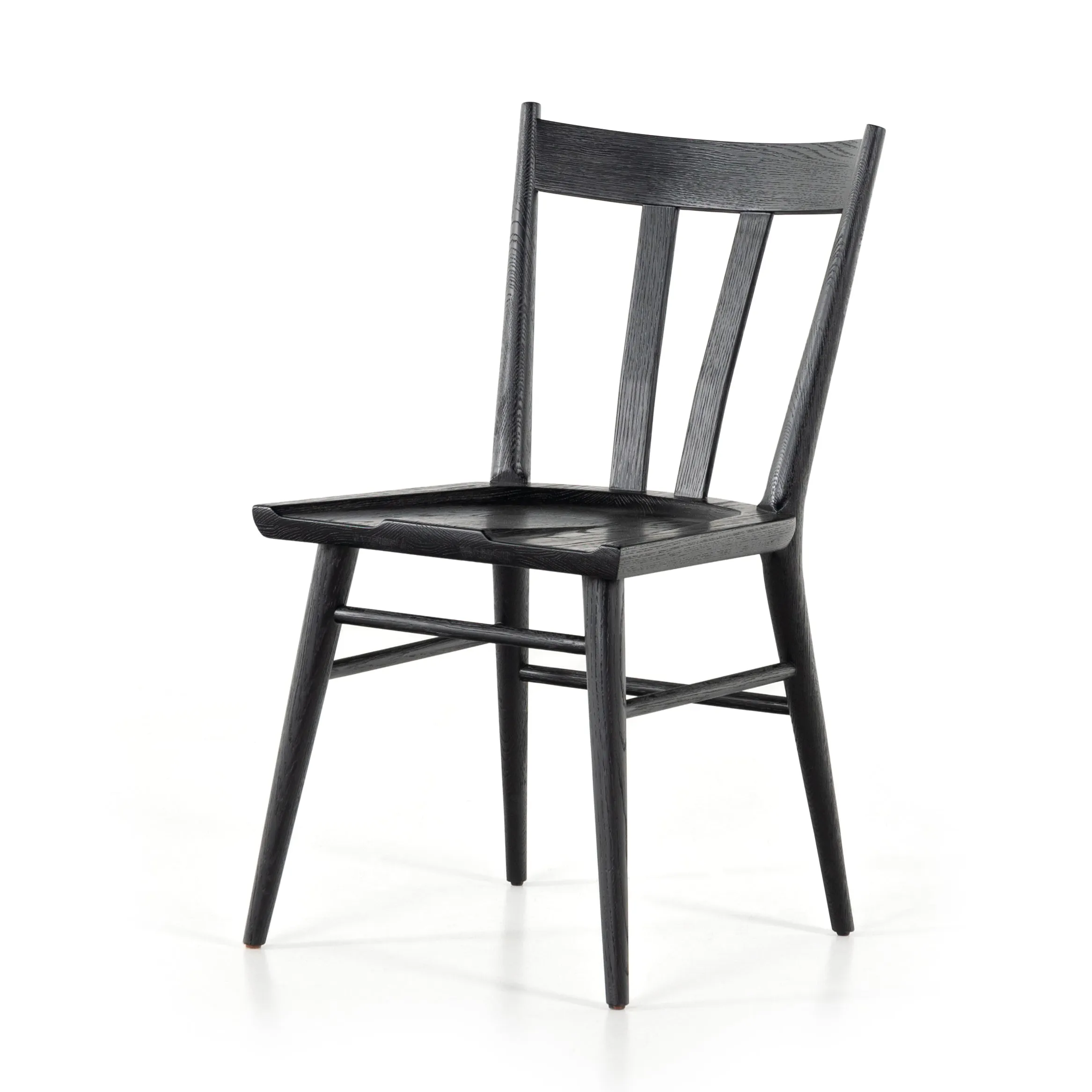 Gregory Dining Chair Black Oak