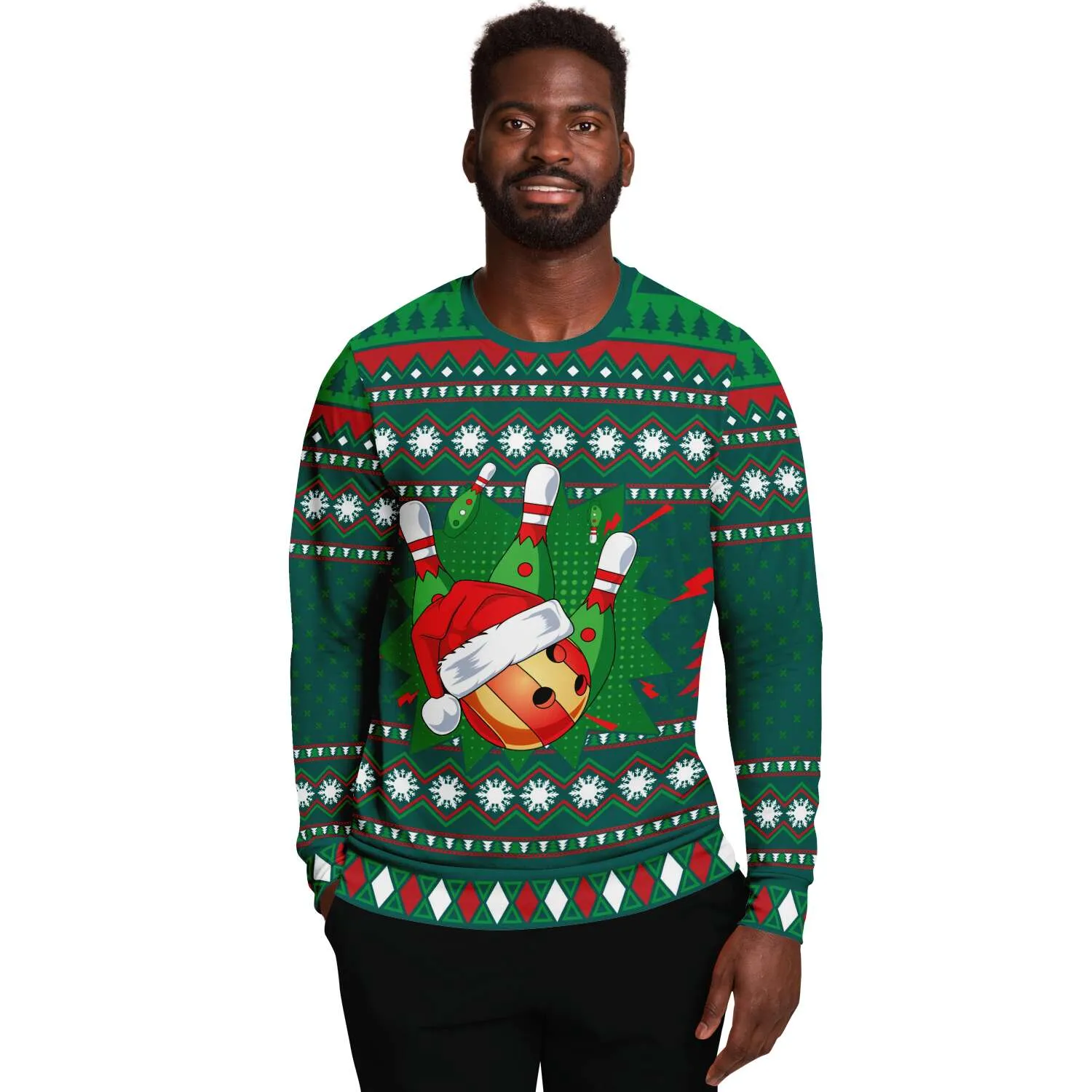 Happy Bowling - Athletic Sweatshirt