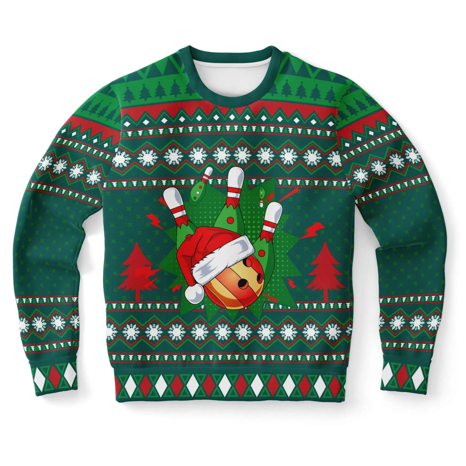 Happy Bowling - Athletic Sweatshirt