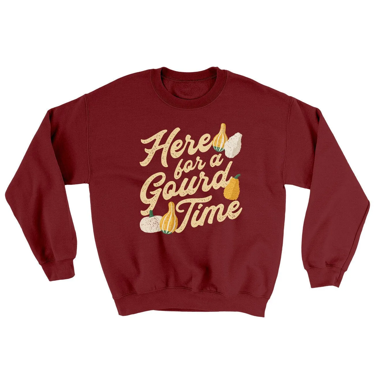 Here For A Gourd Time Ugly Sweater